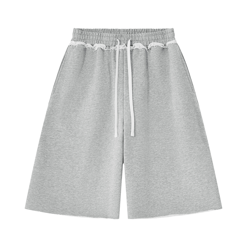 The Raw Hem Wide-Leg Shorts