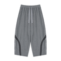 The Double Stripe Wide-Leg Shorts