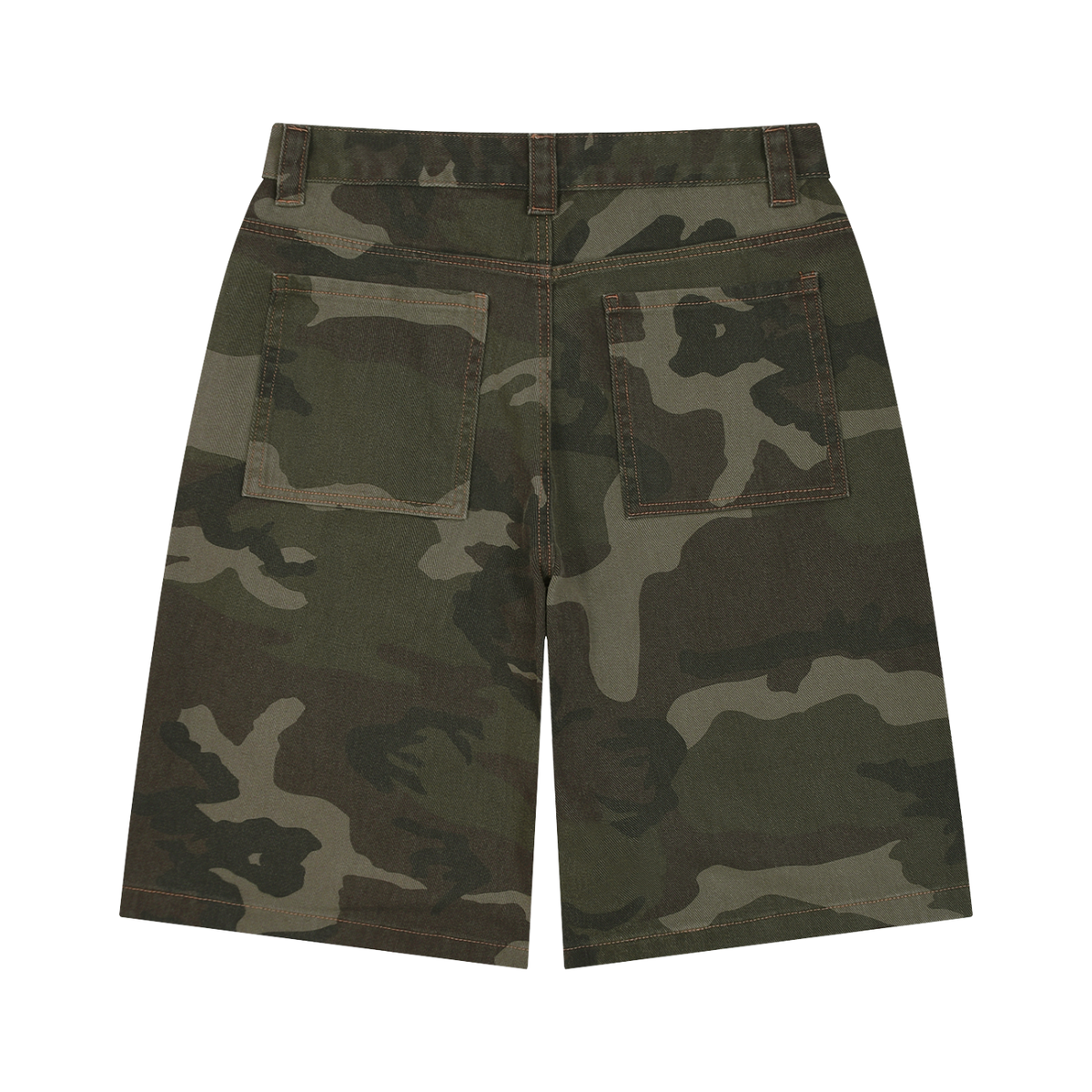 Wide Leg Camo Shorts