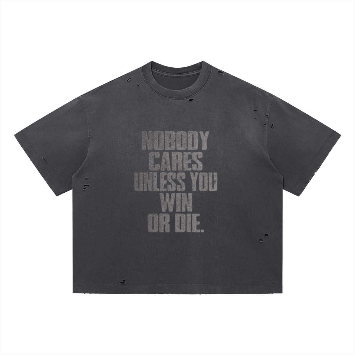 Vintage Washed Distressed Boxy Oversized T-Shirt