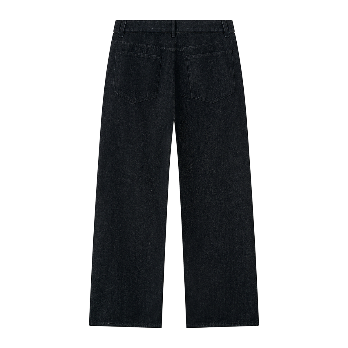 The Exposed Button-Fly Wide-Leg Jeans