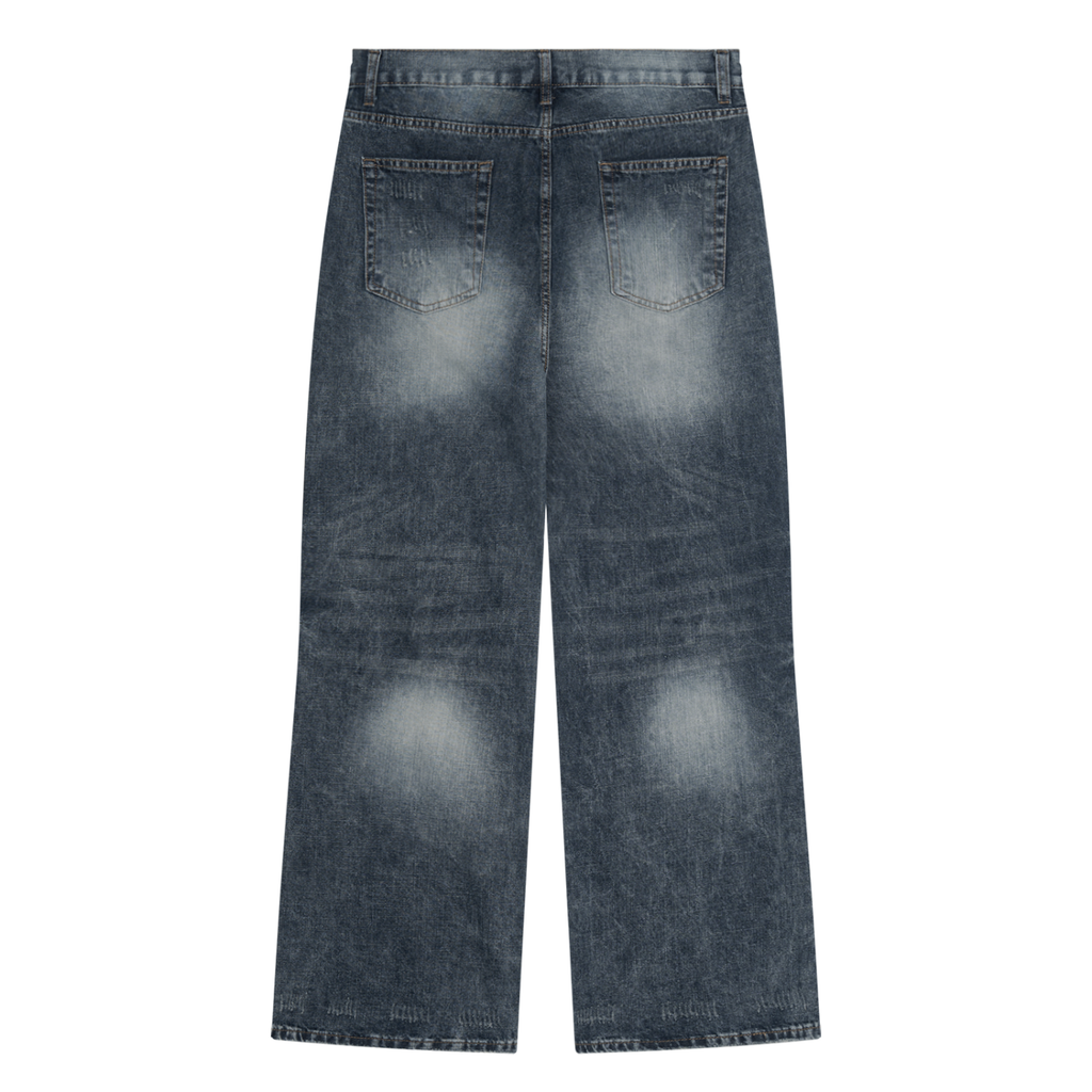 Vintage Wash Denim Jeans