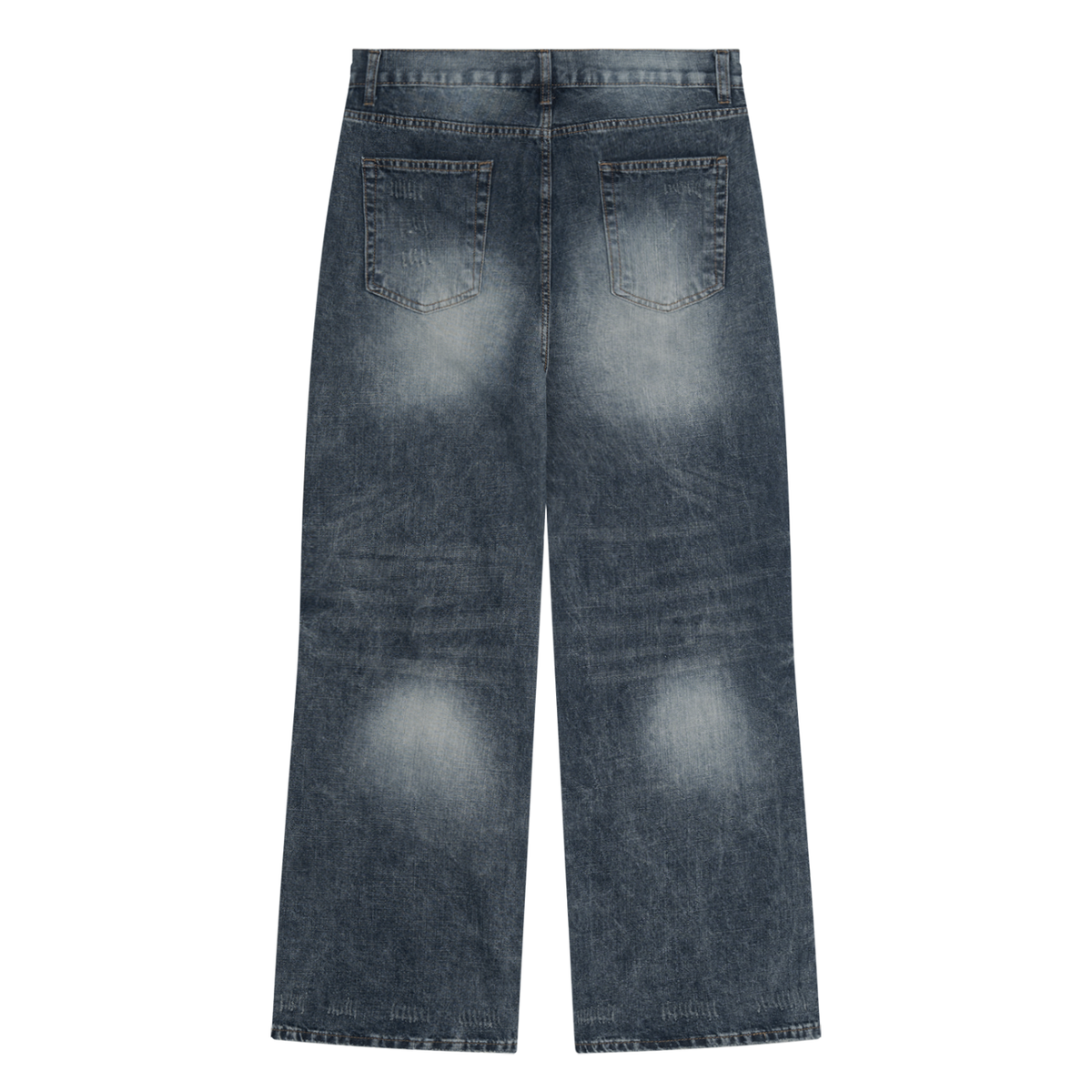 Vintage Wash Denim Jeans