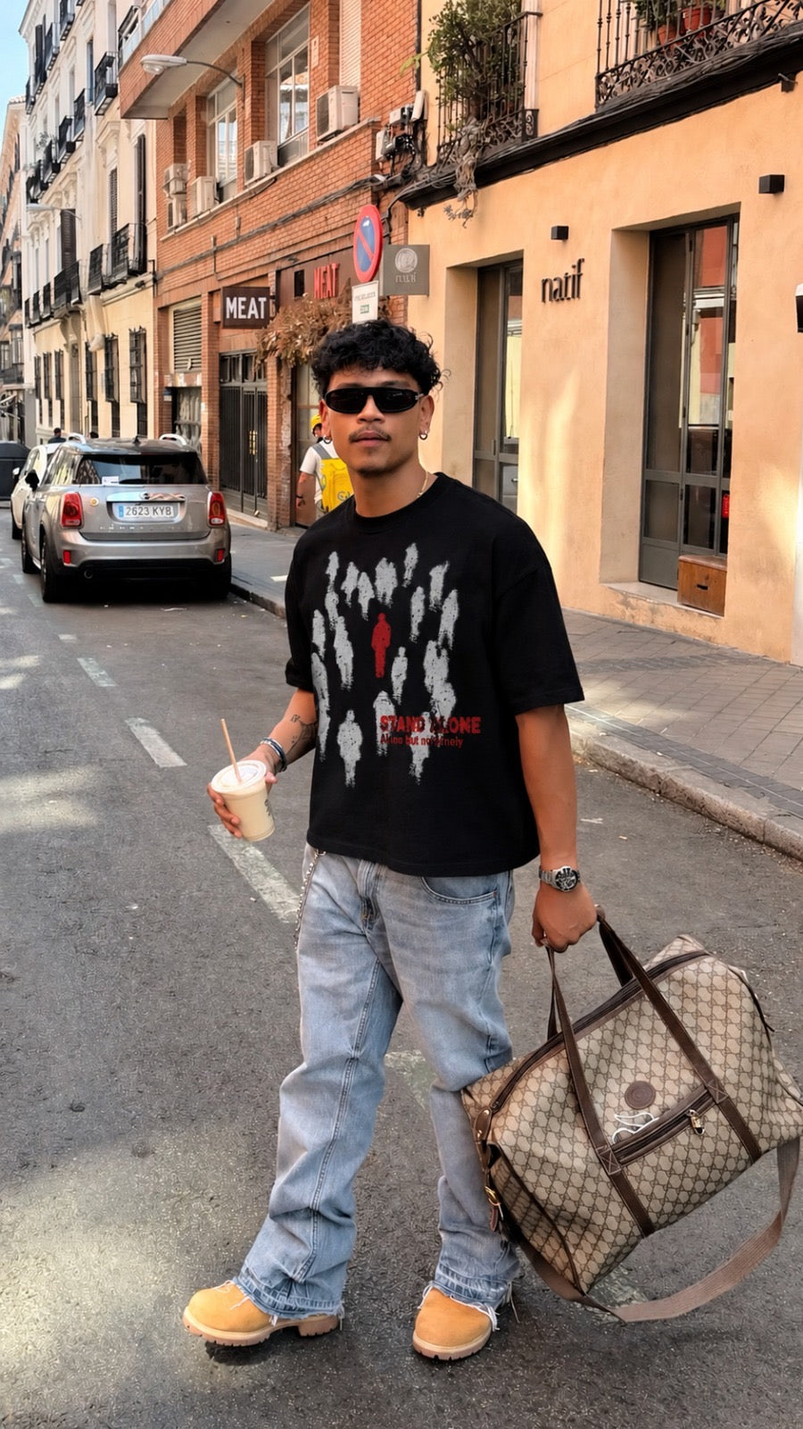 The "Stand Alone" Boxy Oversized Tee