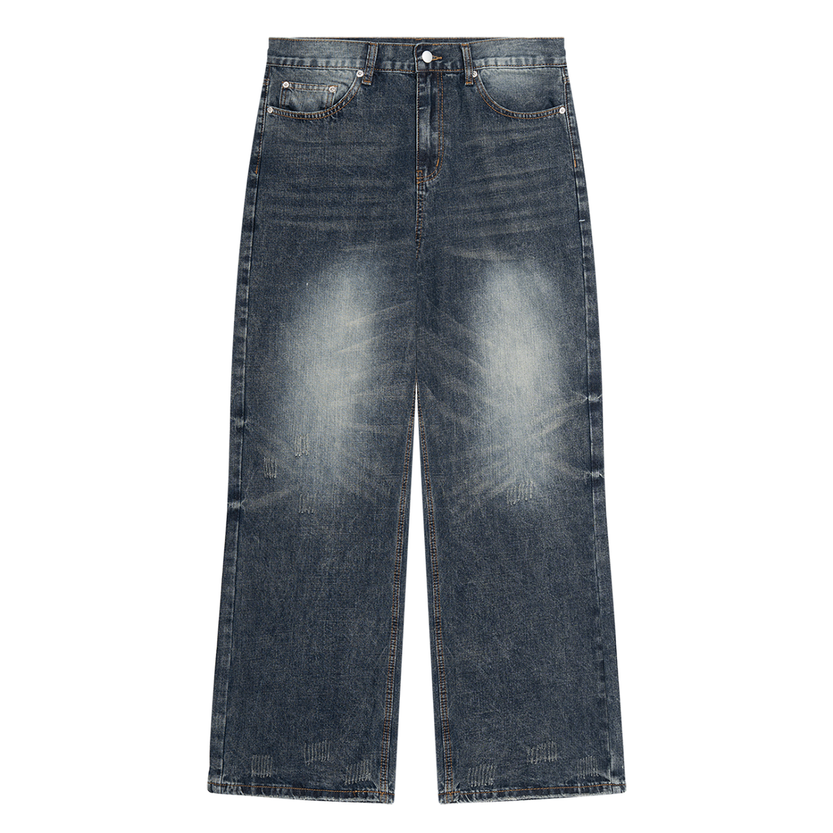 Vintage Wash Denim Jeans