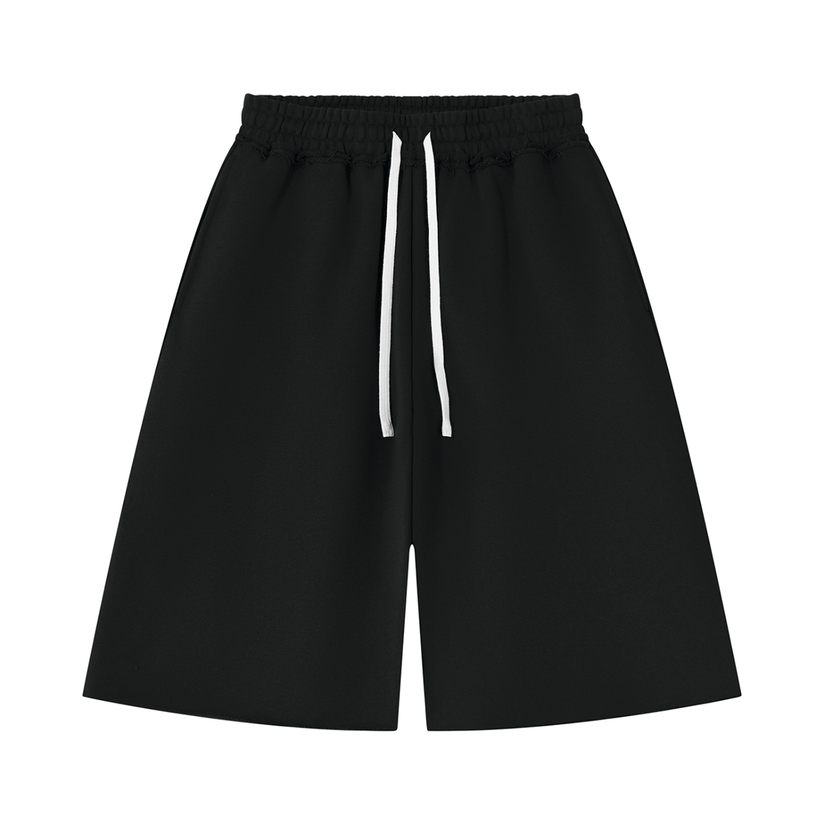 The Raw Hem Wide-Leg Shorts