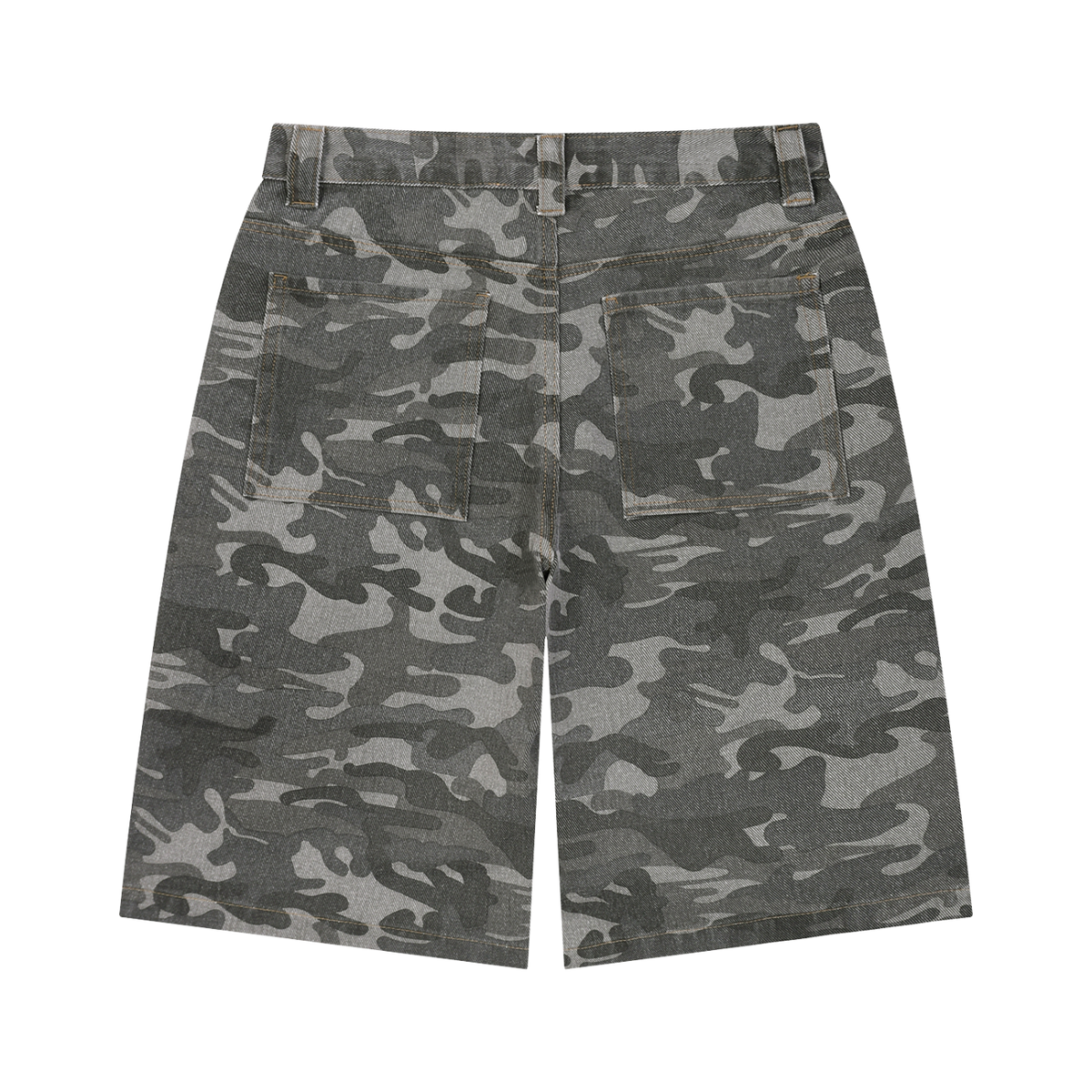 Wide Leg Camo Shorts