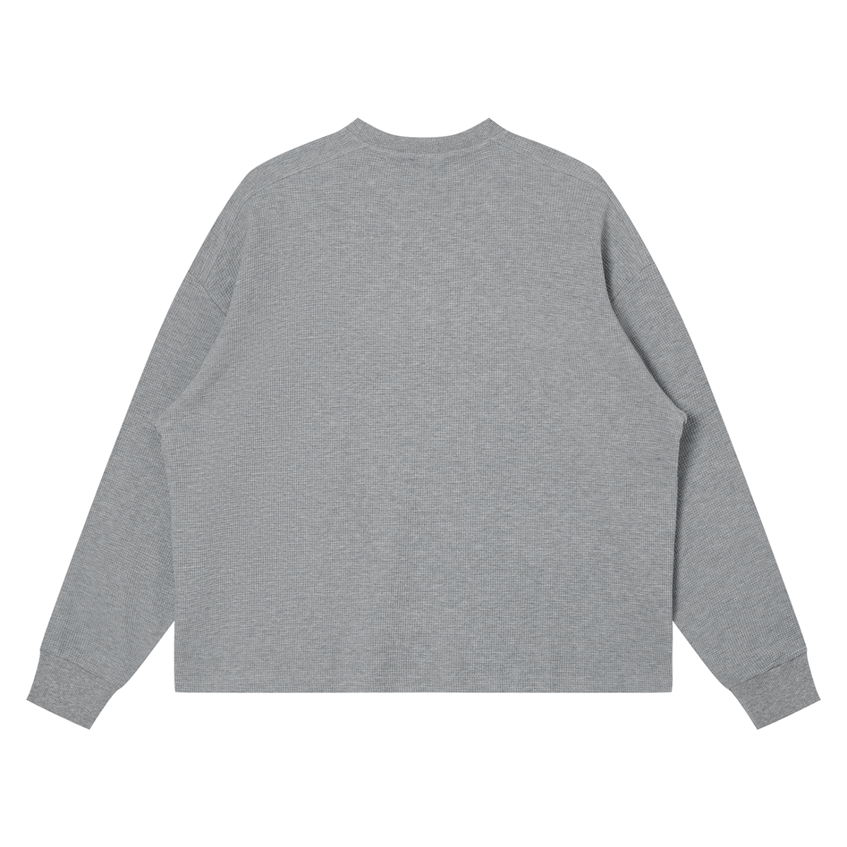 The "Billion Dollars Mindset" Waffle Knit Boxy Long Sleeve