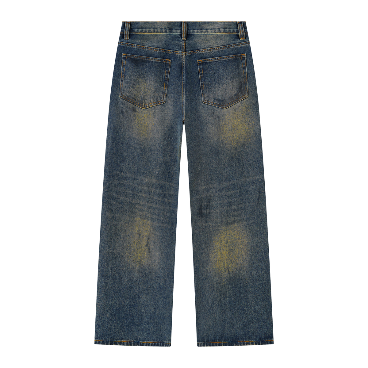 The Mud-Wash Vintage Wide-Leg Jeans