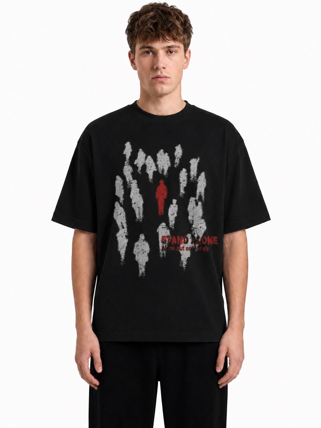 The "Stand Alone" Boxy Oversized Tee