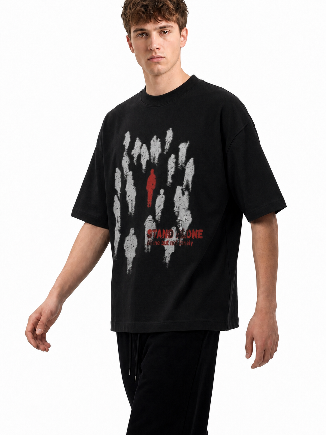 The "Stand Alone" Boxy Oversized Tee