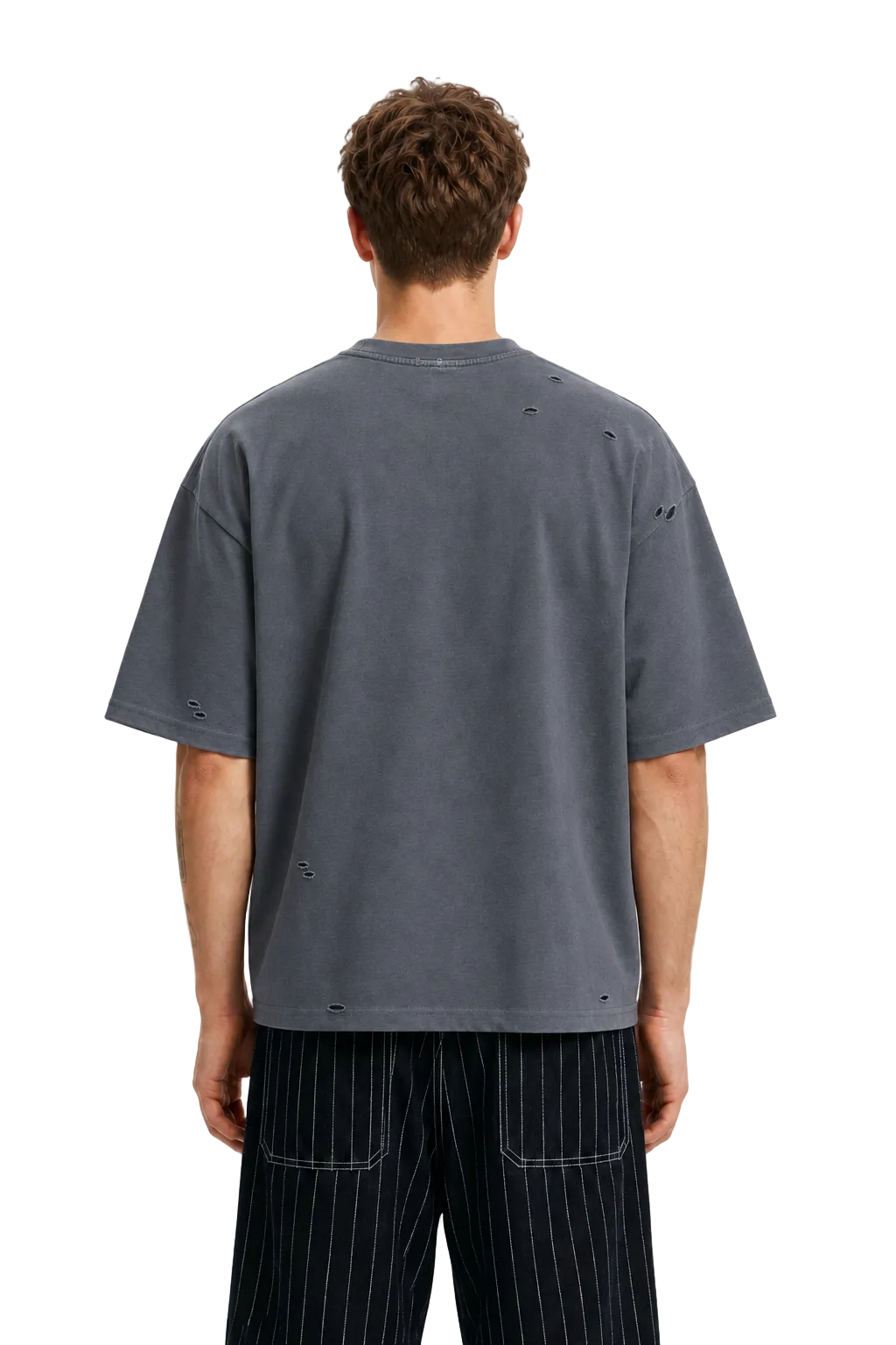 Threads Vintage Washed Distressed Boxy T-Shirt
