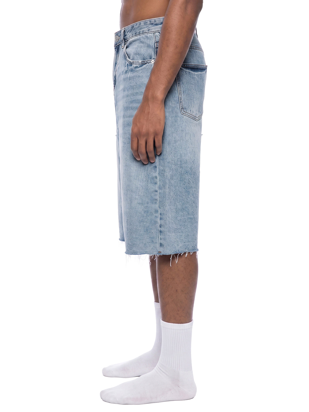 Vintage Wide Leg Denim Shorts