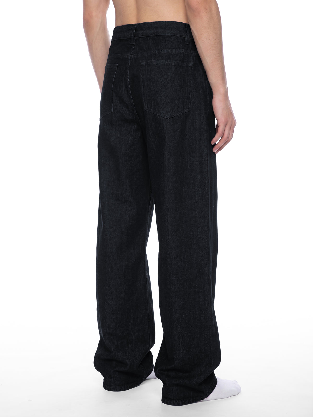 The Exposed Button-Fly Wide-Leg Jeans