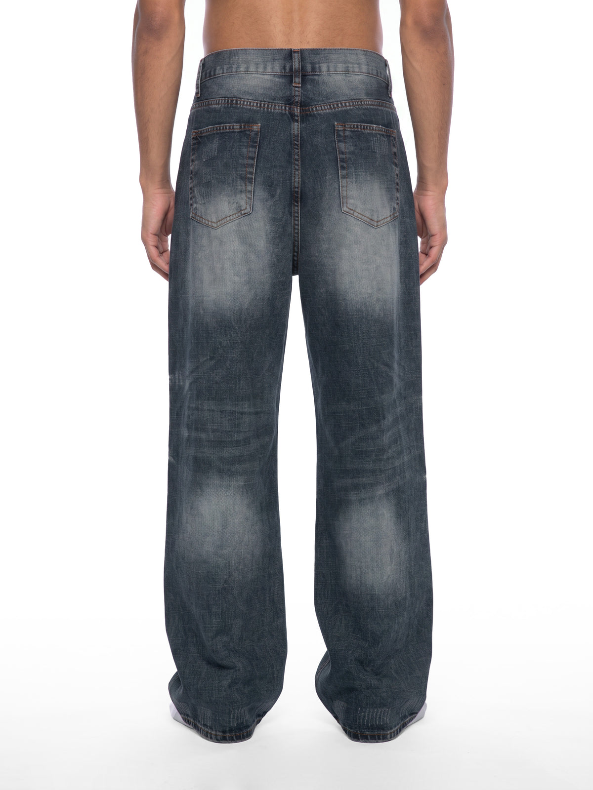 Vintage Wash Denim Jeans
