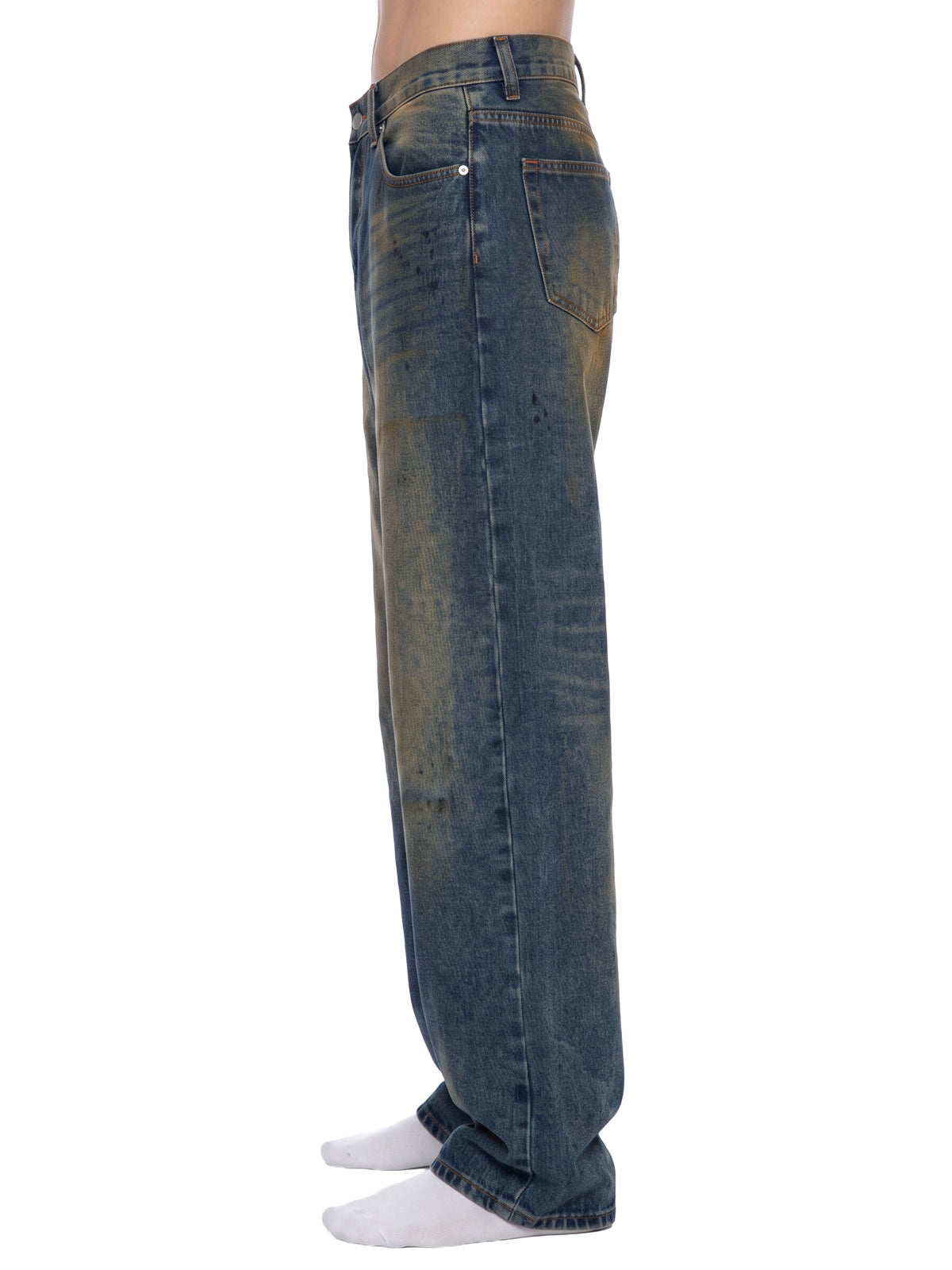 The Mud-Wash Vintage Wide-Leg Jeans