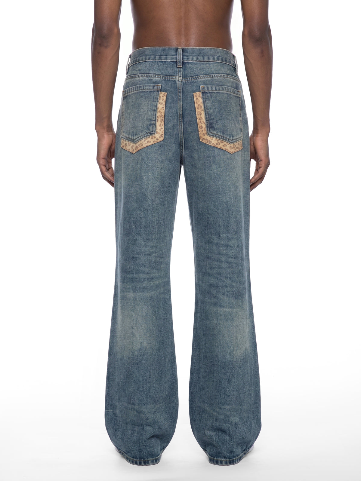 Vintage Wash Denim Jeans