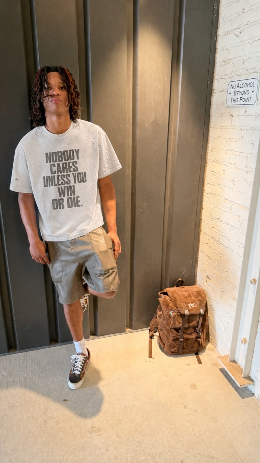 Vintage Washed Distressed Boxy Oversized T-Shirt