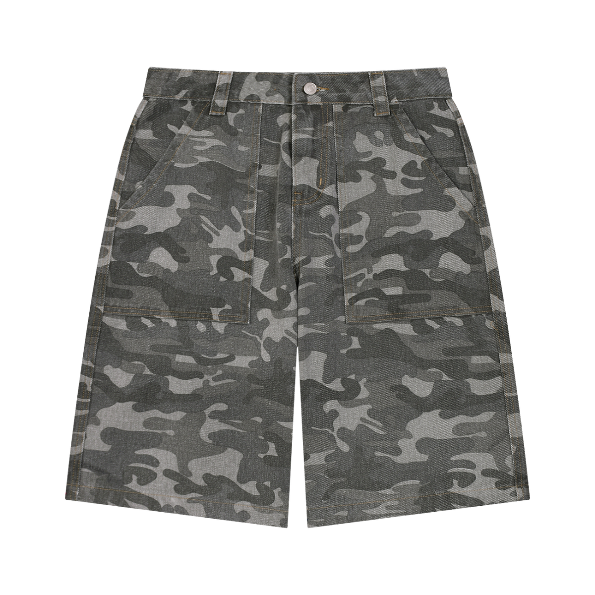 Wide Leg Camo Shorts