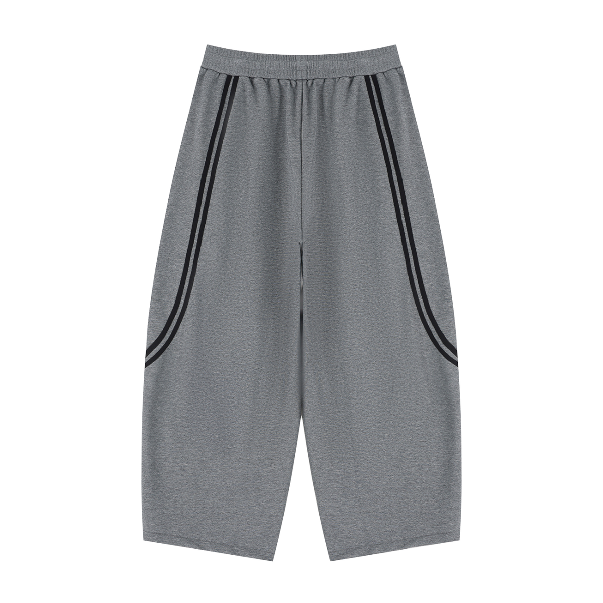 The Double Stripe Wide-Leg Shorts