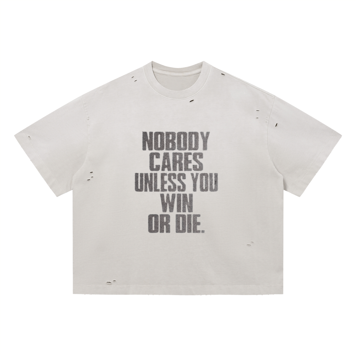 Vintage Washed Distressed Boxy Oversized T-Shirt