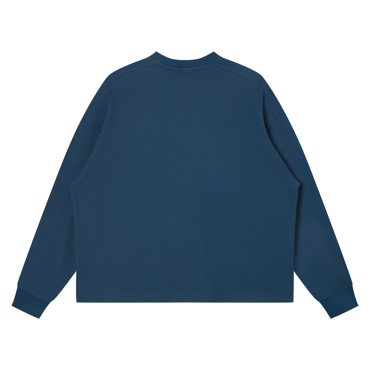 The "Billion Dollars Mindset" Waffle Knit Boxy Long Sleeve