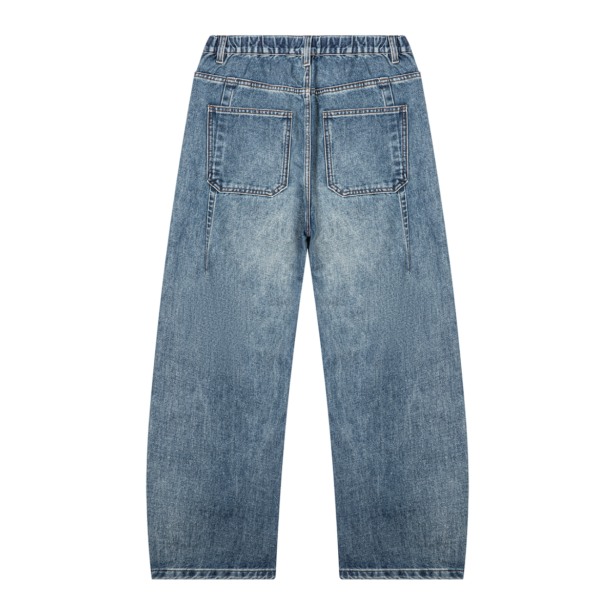 The Paneled Barrel Jeans