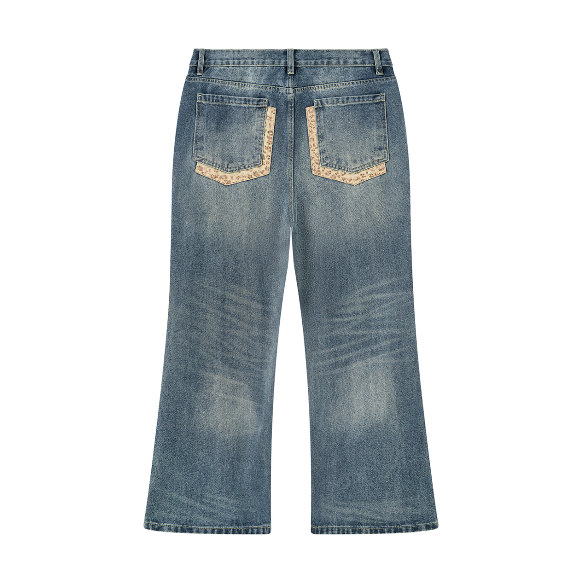 Vintage Wash Denim Jeans