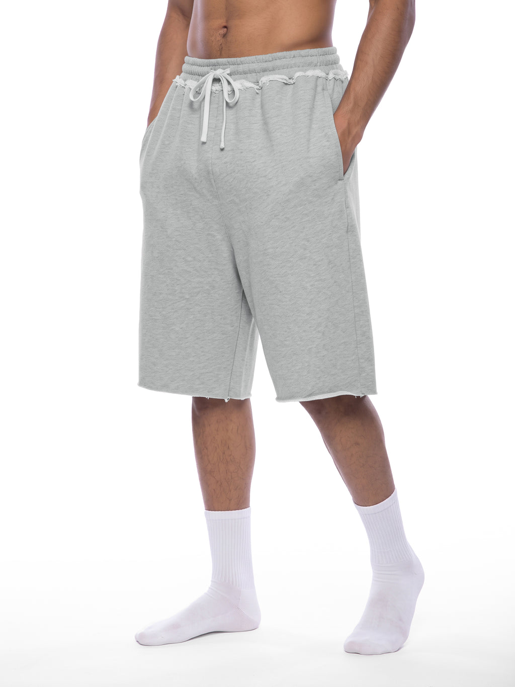 The Raw Hem Wide-Leg Shorts